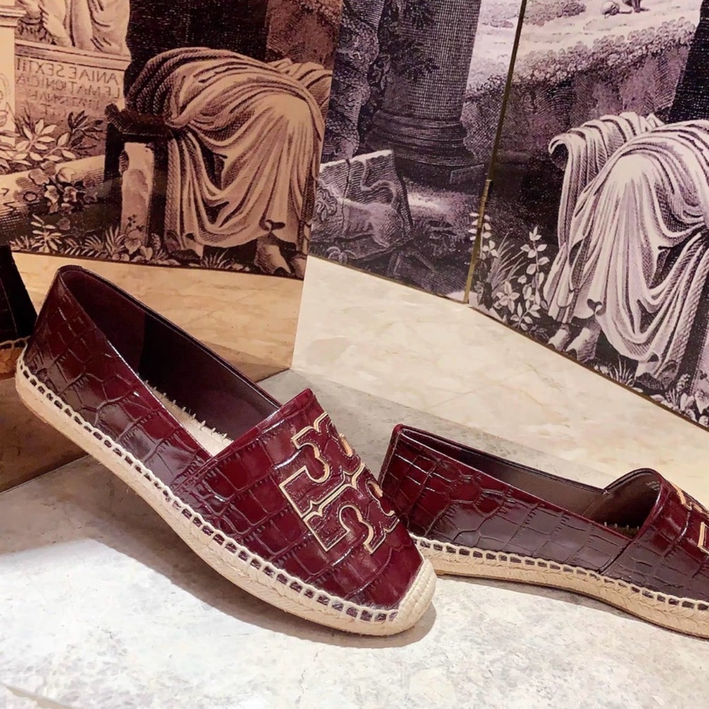 TORY BURCH
Ines Espadrille - Plum/Gold